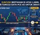 EUR/USD Bertahan di Atas 1,1600, Pasar Tunggu Data PCE AS untuk Arah Baru