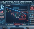 Indeks Dolar AS Tertahan di Bawah SMA 200-Hari, Tekanan Jual Masih Dominan