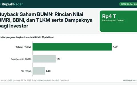 Buyback Saham BUMN: Rincian Nilai BMRI, BBNI, dan TLKM serta Dampaknya bagi Investor