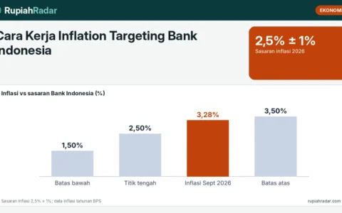 Cara Kerja Inflation Targeting Bank Indonesia: Sasaran 2,5% ± 1% dan Alat Kebijakannya