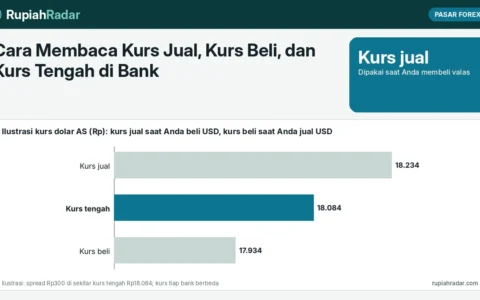 Cara Membaca Kurs Jual, Kurs Beli, dan Kurs Tengah di Bank: Contoh Menukar Rupiah ke Dolar dan Biaya Spread yang Sering Terlupa