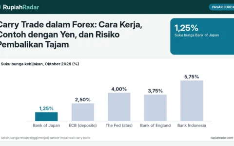 Carry Trade dalam Forex: Cara Kerja, Contoh dengan Yen, dan Risiko Pembalikan Tajam