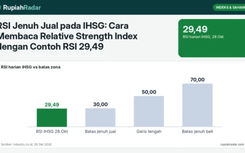 RSI Jenuh Jual pada IHSG: Cara Membaca Relative Strength Index dengan Contoh RSI 29,49
