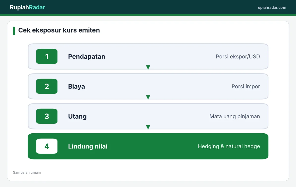 Cara memeriksa eksposur kurs emiten di laporan keuangan